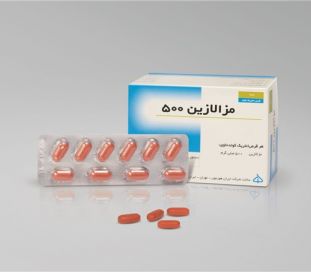 قرص انتریک کوتد مزالازین500م(مزینوکس 60ع